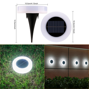 Lampada <span class=keywords><strong>Solare</strong></span> da Giardino a LED, Piccola Luce Paesaggistica in Plastica Bianco Caldo <span class=keywords><strong>con</strong></span> <span class=keywords><strong>Pannello</strong></span> <span class=keywords><strong>Solare</strong></span> - Product Image 5