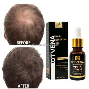 Huile de croissance capillaire végane OTVENA à l'huile d'argan pour la barbe et les <span class=keywords><strong>sourcils</strong></span>, nourrit les pointes sèches/frisées, traitement 2-en-1 - Product Image 1