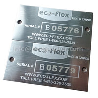 Etiquetas de Inventario de Acero Inoxidable con Código de Barras Grabado, Número Secuencial, Códigos QR, Etiquetas de Metal y Aluminio para Activos Fijos