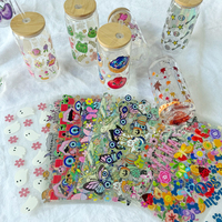 Stiker Transfer Tahan Air Goode UV DTF Cup Wrap 16oz untuk Gelas dan Tumbler, Kupas dan Tempel, Tanpa Pembersihan, Stiker DIY, Grosir OEM
