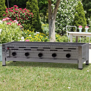 Chuyên nghiệp thương mại hiện đại Tabletop thép không gỉ gas rang xay thịt nướng nướng CE LFGB chứng nhận 5-ngọn lửa <span class=keywords><strong>Burner</strong></span> dễ dàng - Product Image 4