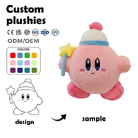 Peluche personnalisée en forme d'étoile avec cheveux bouclés - Jouet doux en coton PP personnalisé à partir d'un design 2D à haute fidélité
