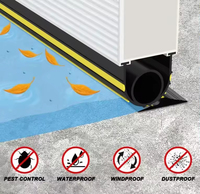 Joint d'étanchéité inférieur pour porte de garage à enroulement en EPDM, bande de caoutchouc robuste en aluminium pour volet de porte, pièces OEM, vente en gros usine