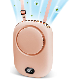 Ventilador de Cuello Portátil Recargable con Batería de 2000mAh, Mini Enfriador de Aire de Mano con Motor sin Escobillas y Bajo Nivel de Ruido para Uso en Coche y RV - Product Image 1