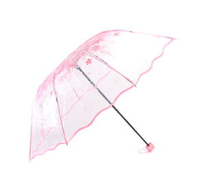 Parapluie transparent pliable portable pour adulte, manuel, en plastique coloré, écologique, cadeau de mariage, vente chaude 2026 - Product Image 4