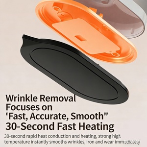 Fer à vapeur de voyage électrique portable, mini fer à main sans fil, recharge USB, défroisseur intelligent anti-chauffe à sec pour hôtel - Product Image 2