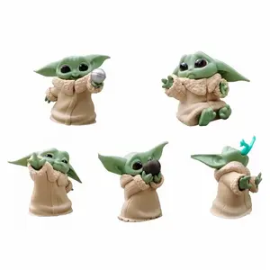 Mainan Yoda Bayi, Penjualan Laris, Lucu, Karakter Film PVC, Action Figure