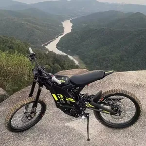 Son sürüm Off-road motosiklet Sur ron 6000W yetişkin kir bisiklet ışık B X elektrikli motosiklet