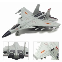 Maquette de chasseur furtif J-31 J-15 J-20 en métal moulé sous pression, modèle militaire de simulation, décoration de bureau, jouet en métal moulé sous pression