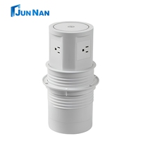 Prise de courant motorisée escamotable avec chargeur sans fil, prise escamotable à levage manuel pour cuisine et maison