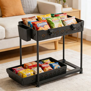 Organizzatore Estraibile a 2 Ripiani per Armadietti Sotto Lavello, per <span class=keywords><strong>Bagno</strong></span>, Cucina <span class=keywords><strong>e</strong></span> Dispensa - Product Image 6