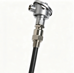 เทอร์โมคัปเปิลแบบเสียบ JUMO 901110/10-1043-22-1000-669-27/331 รุ่น Type-K ช่วงวัดอุณหภูมิ 0-1200 องศาเซลเซียส หัวต่อแบบ Form-A ขนาด 22 มม. 669 - Product Image 1