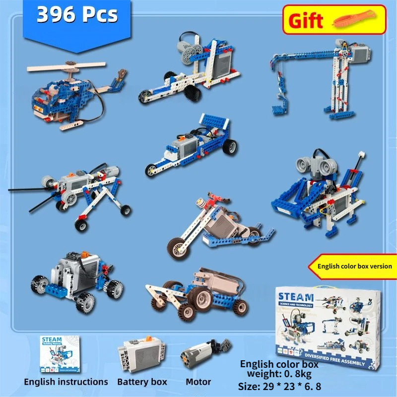 (English Color Box Edition) 9686 Material didáctico [396 piezas]