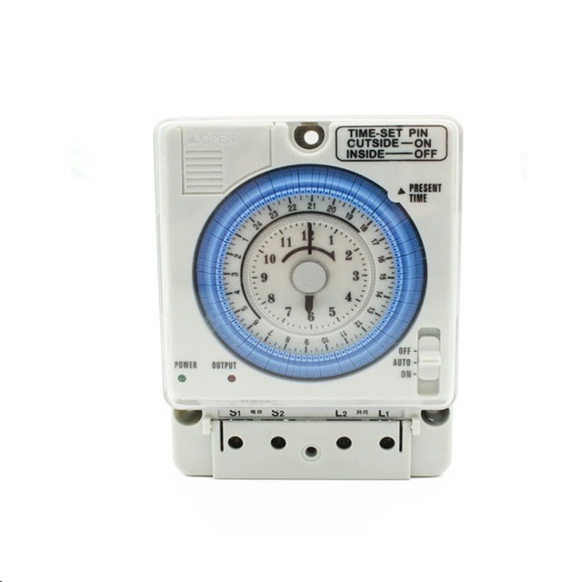 Factory Customized 15A 16A Mechanical Programmable Electronic Analog Timer Switch 24hours Gear Time Controller