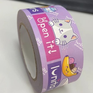 High Quality Customizable Pattern Kraft Paper Packaging Tape Adhesive Paper & Film Product