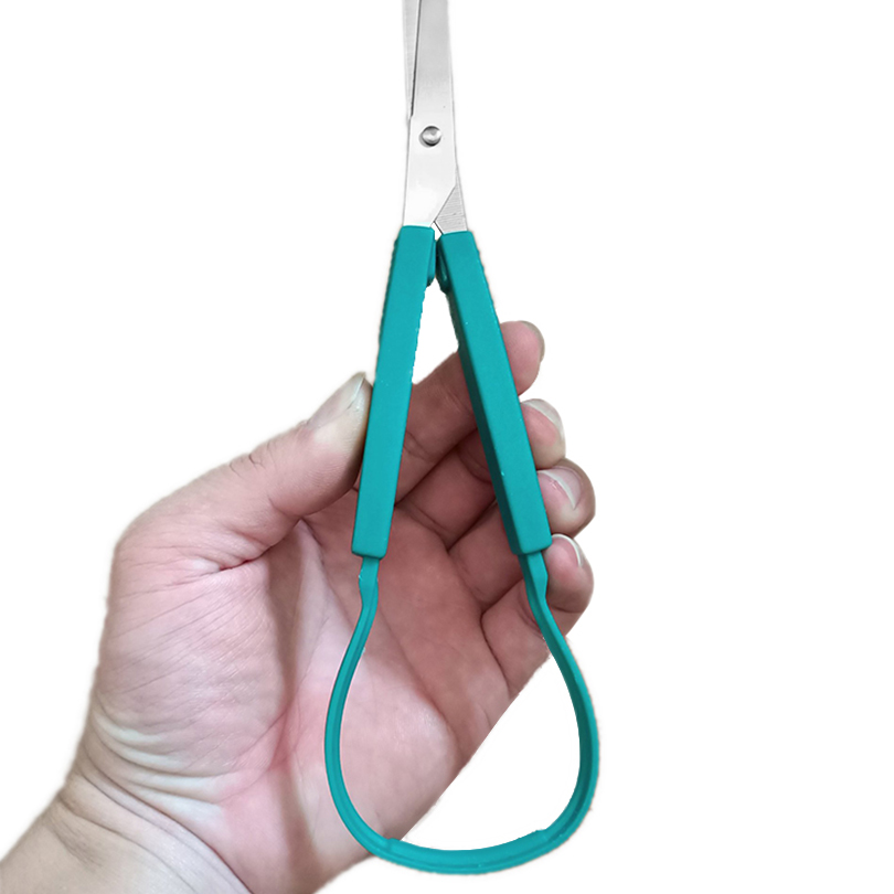 Левые удобные ножницы для детского сада, сделай сам, ручная работа, пластиковые безопасные для детей с ограниченными возможностями