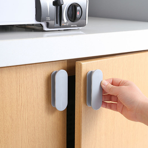 High Quality New Creative Punch Free Plastic Kitchen Drawer Cabinet Door Handle Furniture Handle <b>for</b> Kitchen Cabinet - Product Image 6