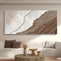 Peinture à l'huile abstraite moderne, peinte à la main sur toile, Art déco, texture simple, design abstrait, pour hôtel, maison d'hôtes, salon