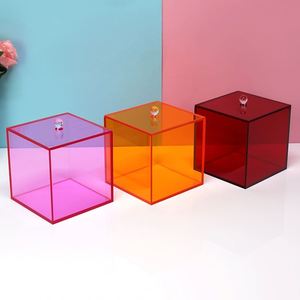 Cajas de Almacenamiento de Zapatos Apilables de Acrílico Transparente, Personalizables en Tamaño y Color, con Cierre Magnético y Diseño de Apertura Frontal, 3mm/4mm/5mm, Venta al Por Mayor - Product Image 1