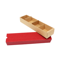 Custom Design Drawer Paper Packaging Box Divided Cardboard Box for Pastry Cookie Mooncake Snack Packaging