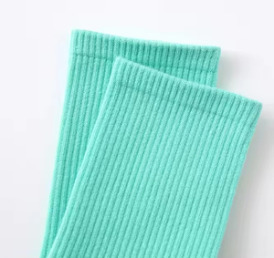 Wholesale Women's Solid Color Athletic Crew <b>Socks</b> Custom Logo Lightweight Cotton Various Colors for Girls <b>High</b> Quality - Product Image 4