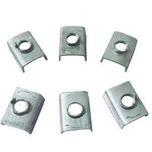 <b>Square</b> Sheet Metal Internal Thread Plug Connector With Internal <b>Nut</b> 13x26x6 15x20x6 Galvanized Steel - Product Image 4