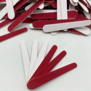 Белые красные мини-пилки для ногтей 7,6 см, декоративные наждачные доски для ногтей, черные песочные пилки для ногтей - Product Image 3