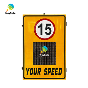 Radar Doppler Solar Inteligente Waysefe para Seguridad Vial, Señal de Velocidad con Detección de 2-4 Carriles, Pantalla de 320x320mm, Tamaño Personalizable, 50AH - Product Image 6