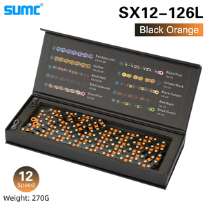<span class=keywords><strong>Cadena</strong></span> de Bicicleta SUMC de 12 Velocidades, Color Diamante, <span class=keywords><strong>Cadena</strong></span> para Bicicleta de Montaña <span class=keywords><strong>MTB</strong></span>, Ultraligera y Duradera, <span class=keywords><strong>Cadena</strong></span> de 12 Velocidades con Eslabón Faltante <span class=keywords><strong>12V</strong></span> - Product Image 6