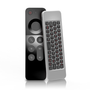 Telecomando <span class=keywords><strong>W3</strong></span> Flying Plastic Mouse per Set-Top Box Android, Tastiera Bifacciale con Controllo Vocale, Portata 10m - Product Image 3