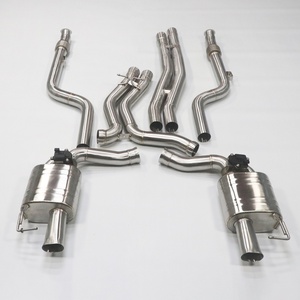 Factory Directly Export High Quality Stainless Steel Exhaust Catback for Mercedes-Benz 2016-2018 C43 AMG W205 3.0T With Valves - Product Image 2