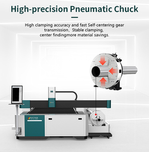 Máquina de corte por láser integrada de tubos y láminas de grado industrial Rayther 3000W 6000W Sistema refrigerado por agua Nuevo diseño Directo de fábrica - Product Image 5