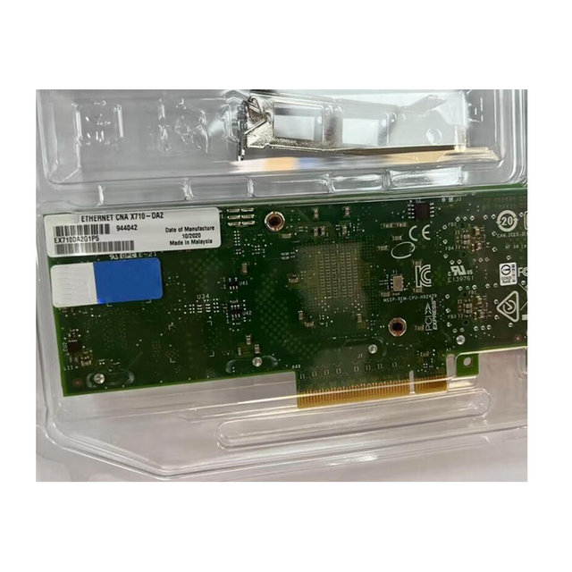 Original Brand EX710DA2G1P5 Internal Wired 10GbE Ethernet Network Adapter PCI-E X710-DA2 for Server Data Centers in Stock