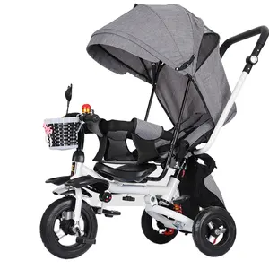 Triciclo de coche al aire libre para bebés y niños pequeños