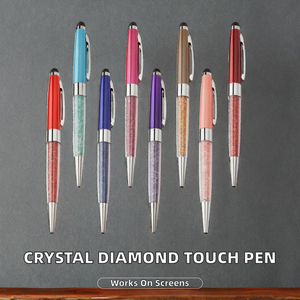 Promosyon Yüzen Renkli Kristal Elmas Dokunmatik Kalem Özelleştirilmiş Logolu Metal Dokunmatik Kalem Spor Moda Hediyeleri - Product Image 1