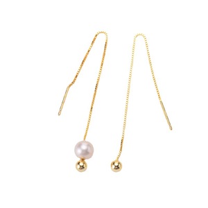 Accessoires en argent S925 pour la création de bijoux, perles rondes de 7 à 10 mm avec trou traversant, boucles d'oreilles pendantes 20745, plateau vide avec perles de 7 à 10 mm - Product Image 3