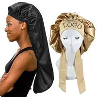 Bonnet en Satin de soie, en soie, surdimensionné XL, personnalisé, pour cheveux Extra-Large, avec enveloppes pour tressage, 1 pièce