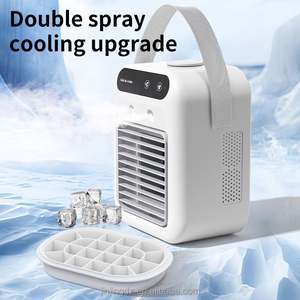 <b>USB</b> Home Desktop Portable Mini Desktop Air Conditioner Fan Personal Space 2 Wind Speed Cooler Air Cooling Water Fan - Product Image 2