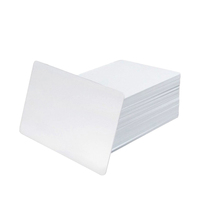 Carte à puce RFID 13.56MHz EV3 2K Cartes blanches vierges Pvc Cr80