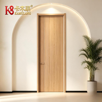 Portes intérieures modernes en bois composite sur mesure, isolation acoustique, construction durable, pour salle à manger, salle de bain, appartement, chambre