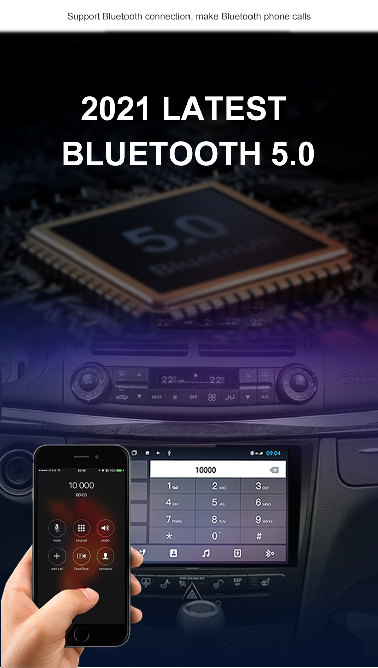 Car Radio For Mercedes Benz E/CLS Class 2002-2010 GPS Navigation Multimedia Video GPS Android 11 Carplay