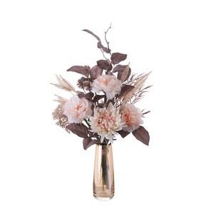 Bouquet de fleurs artificielles CallaFloral en tissu tissé plastique, décoration d'intérieur, accessoires de mariage CF01478 - Product Image 5