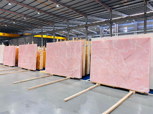 Hermosa Encimera de Ónice Rosa para Cocina, Precio de Pared de Ónice Rosa - Product Image 5