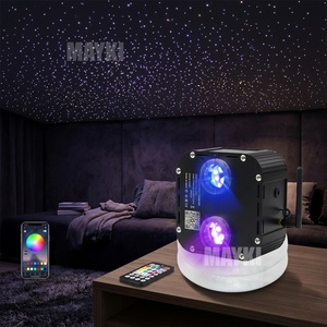 Kit de plafond <span class=keywords><strong>étoilé</strong></span> à fibres optiques 50W avec contrôle par application, source lumineuse LED bicolore pour home cinéma - Product Image 1
