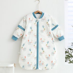 Huojoung Custom logo 100% cotone inverno maniche staccabili sacco <span class=keywords><strong>a</strong></span> <span class=keywords><strong>pelo</strong></span> del bambino per il bambino - Product Image 2