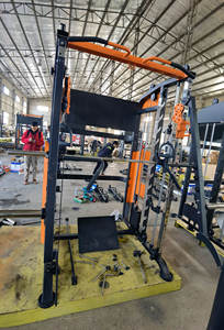 Support <span class=keywords><strong>de</strong></span> Squat Commercial équipement d'entraînement <span class=keywords><strong>de</strong></span> force multifonctionnel Machine <span class=keywords><strong>de</strong></span> gymnase Smith pour le ménage - Product Image 4