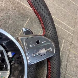 พวงมาลัยคาร์บอนไฟเบอร์ <span class=keywords><strong>AMG</strong></span> GLE พร้อมปุ่มแตร สำหรับ Mercedes Benz W176 <span class=keywords><strong>AMG</strong></span> GT W166 จัดส่งรวดเร็ว - Product Image 4