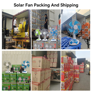 Có thể sạc lại 25 Wát 18inch 3in 3 trong 1 tốt nhất xem xét năng lượng mặt trời đứng fan với LED ánh sáng bóng đèn và panel năng lượng mặt trời hotsale trong Ghana - Product Image 5