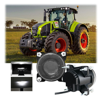 Phare LED à faisceau basse homologué Emark R148 R149 pour Fendt 930 933 939 Série 90mm