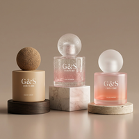 Botol Parfum Cantik Grosir 100ml Tutup Bola Batu Silinder